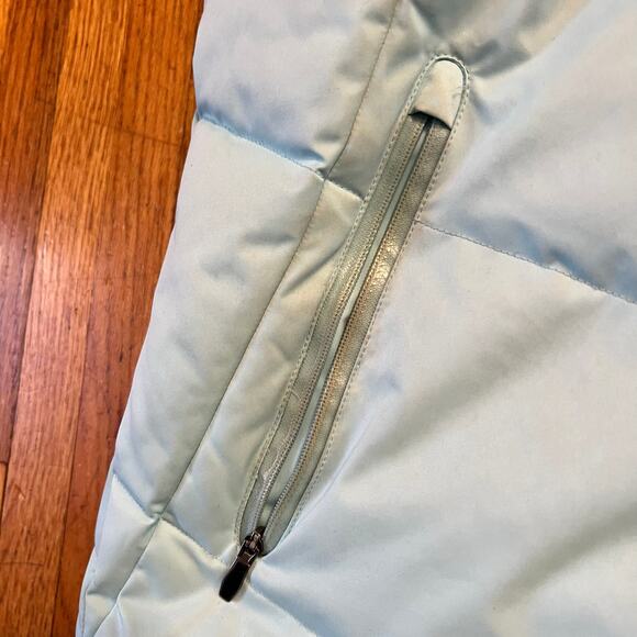 Columbia Vest Womens Large Omni Heat Hooded Down Jacket Light Blue * - Picture 3 of 13